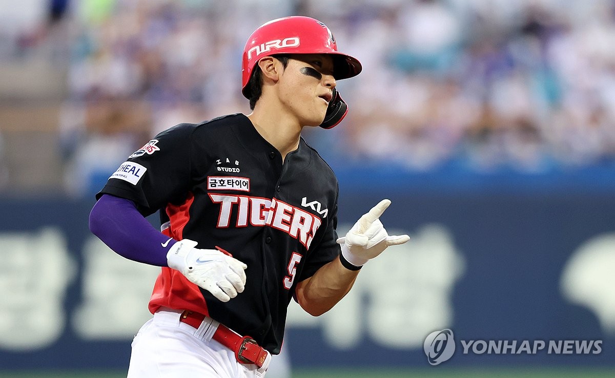 KIA 김도영 부활의 비밀…"재발 두려움에도 1시간 내달려" | 연합뉴스