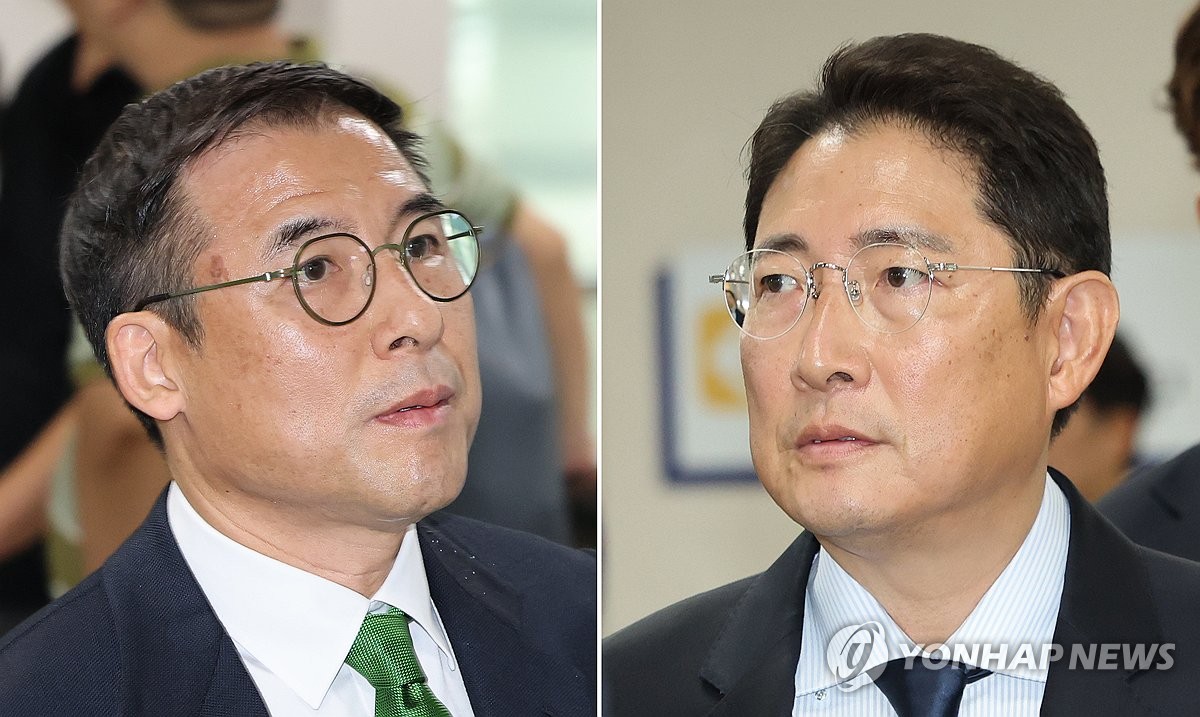 동생 재판 출석한 조현준 효성 회장…"피 토하는 심정으로 고소"(종합) | 연합뉴스