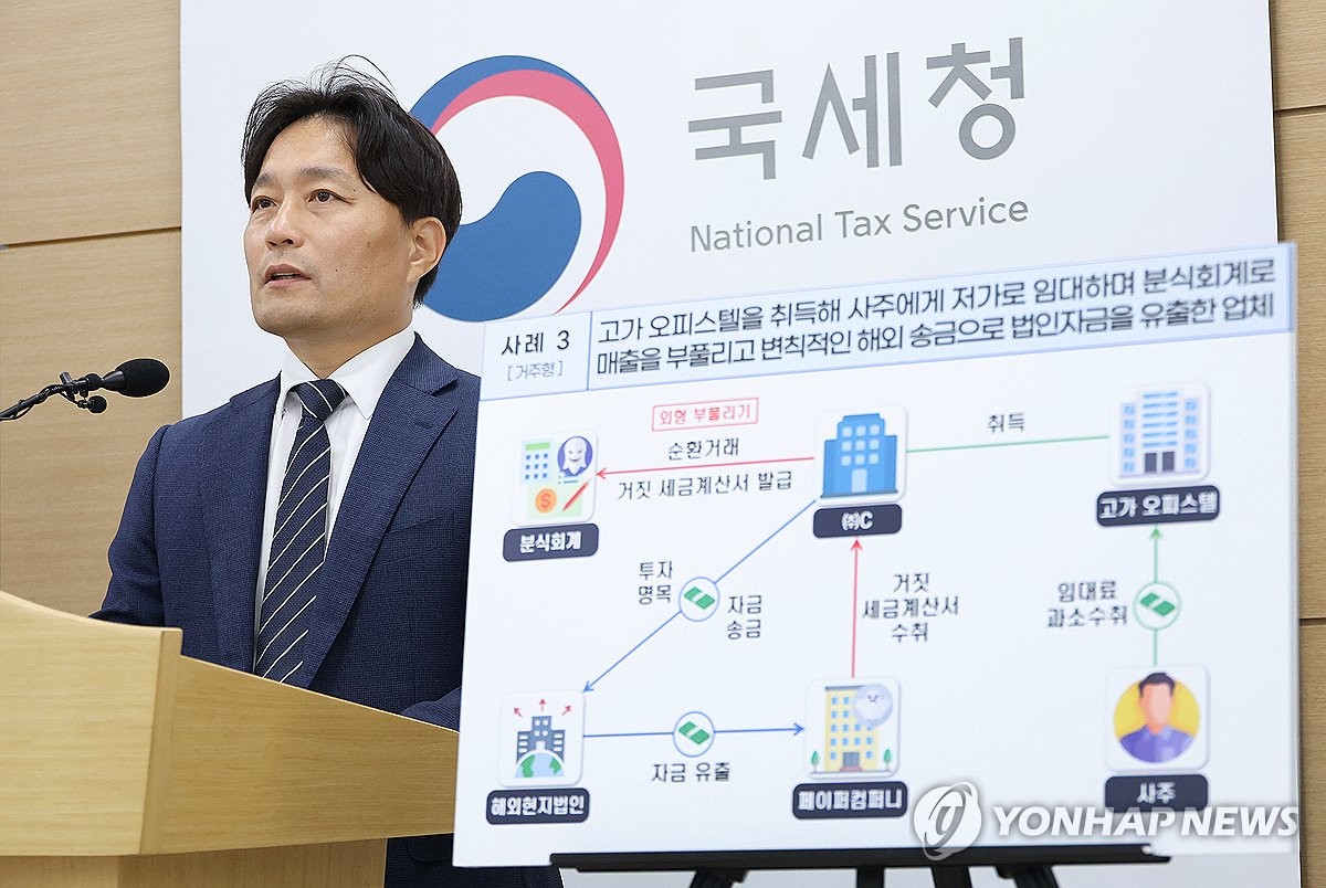 한남동 '황제사택'·회장님 전용 100억대 별장…1.9조 탈루 혐의 | 연합뉴스