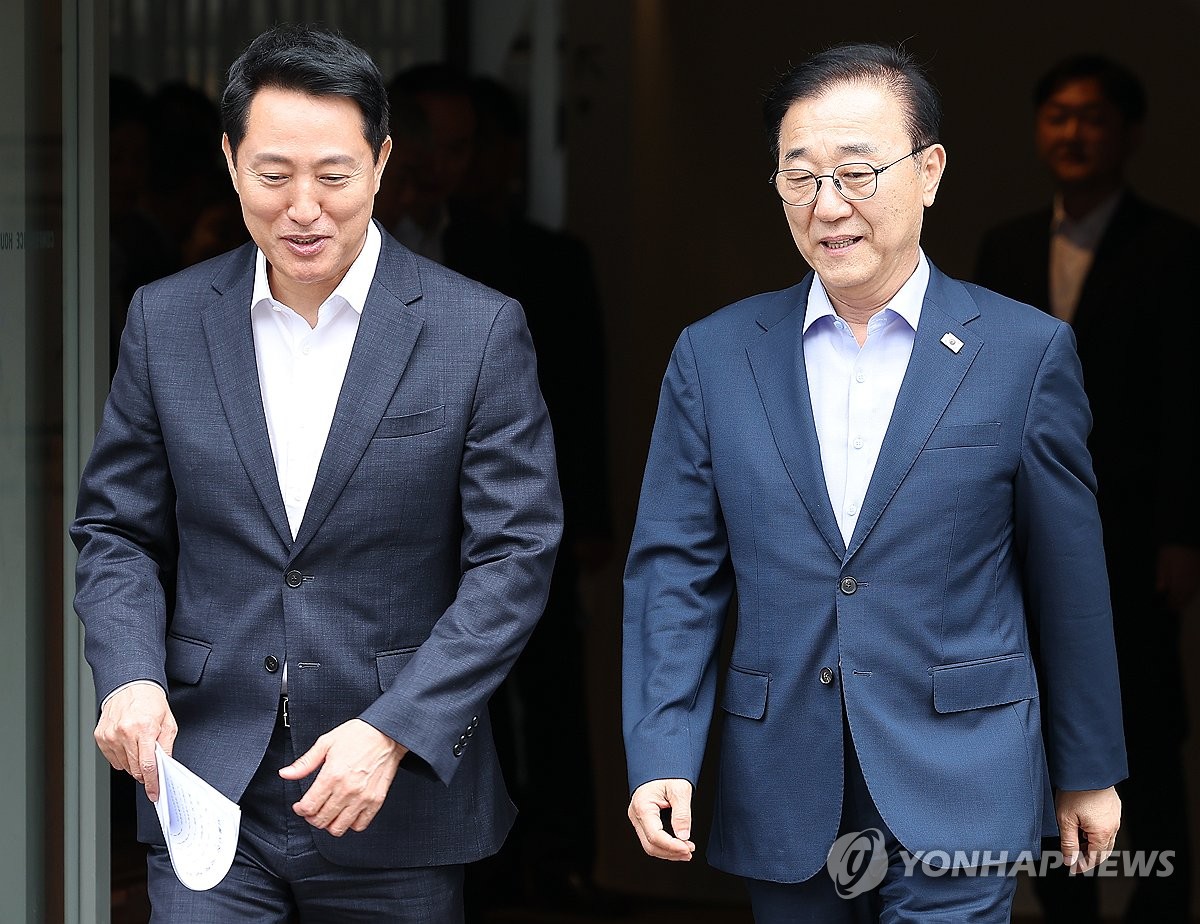 국토장관 "신규택지에 용산 포함안돼…탄천자료 검토할 것"(종합) | 연합뉴스