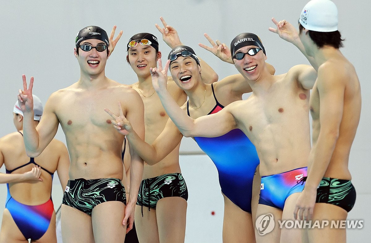 [아시안게임] ⑪금메달 55개 걸린 '최대 종목' 수영…한국은 영광 재현 도전 | 연합뉴스
