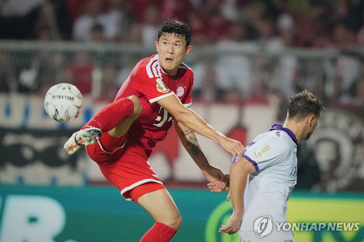 '김민재 3경기 연속 선발' 뮌헨, 포칼 첫 경기서 4-1 대승 | 연합뉴스