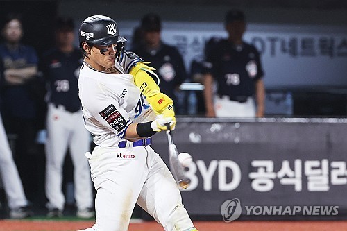 5점 차 뒤집은 kt, 7일 만에 선두 탈환…한화 9연패 추락(종합) | 연합뉴스