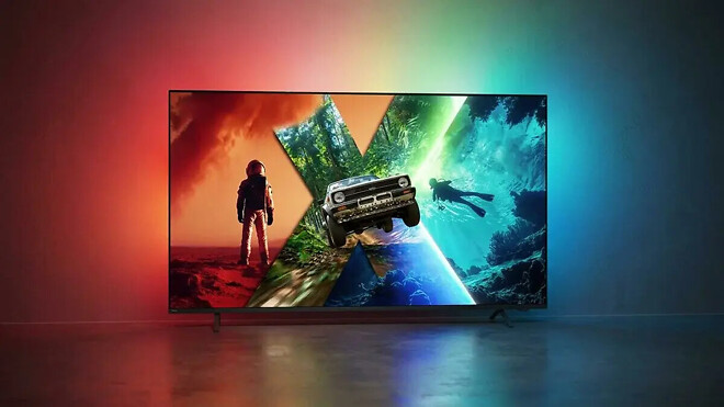 필립스, 4500니트 OLED TV와 세계 최대 크기 엠비라이트 공개