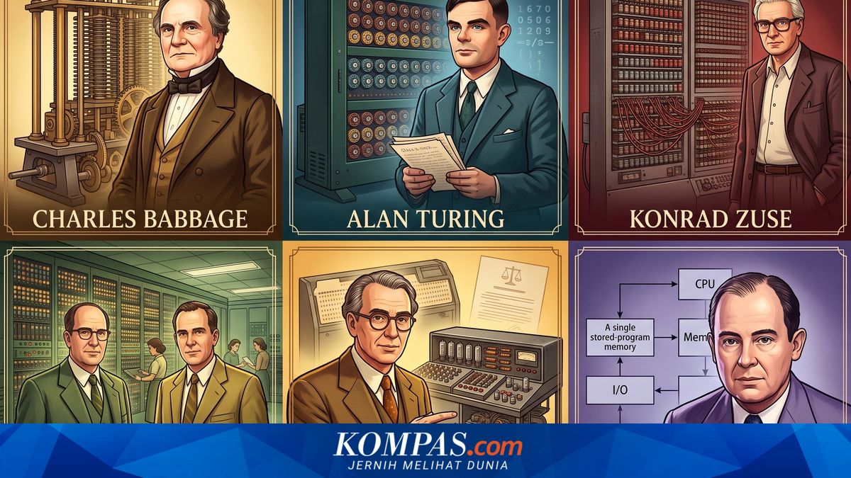 Siapa Bapak Komputer Sebenarnya? Ada 7 Nama, Bukan Cuma Charles Babbage
