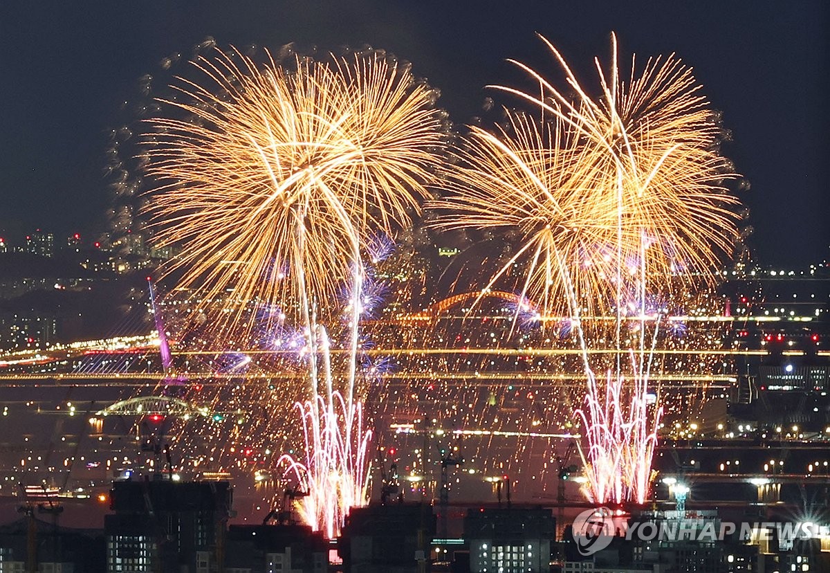 화려한 불꽃축제 이면에는…초미세먼지 폭증·조류 떼죽음 연구도 | 연합뉴스