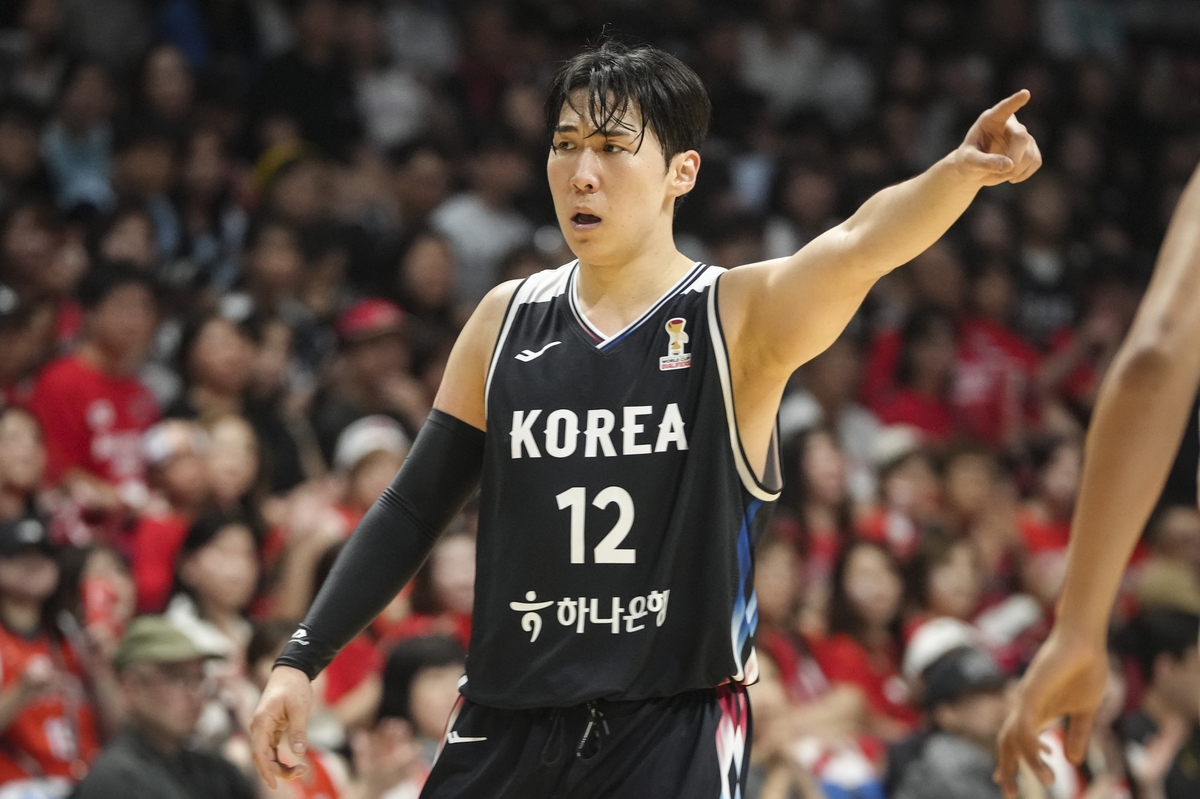 AG 남자 농구 대표팀, 부상 안영준 대신 문정현 발탁 | 연합뉴스