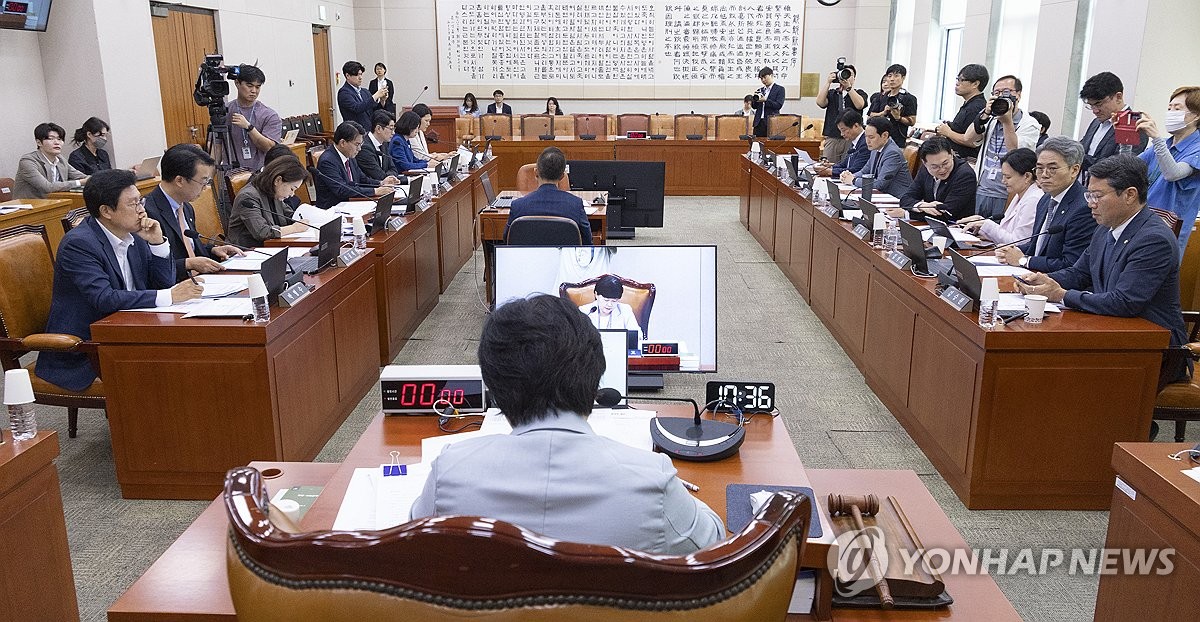 '김승원 증인' 공방…국힘 "로비 브로커 불러야"·與 "종결사건" | 연합뉴스