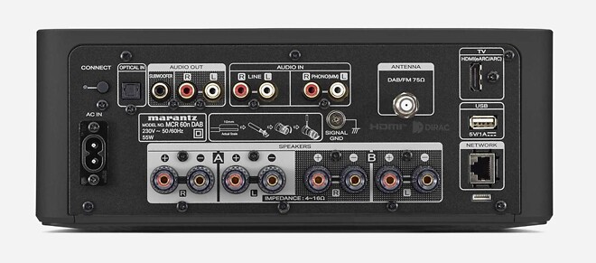 마란츠, 올인원 하이파이 MCR 60n DAB 출시: HDMI eARC, 포노 입력 및 헤오스 스트리밍