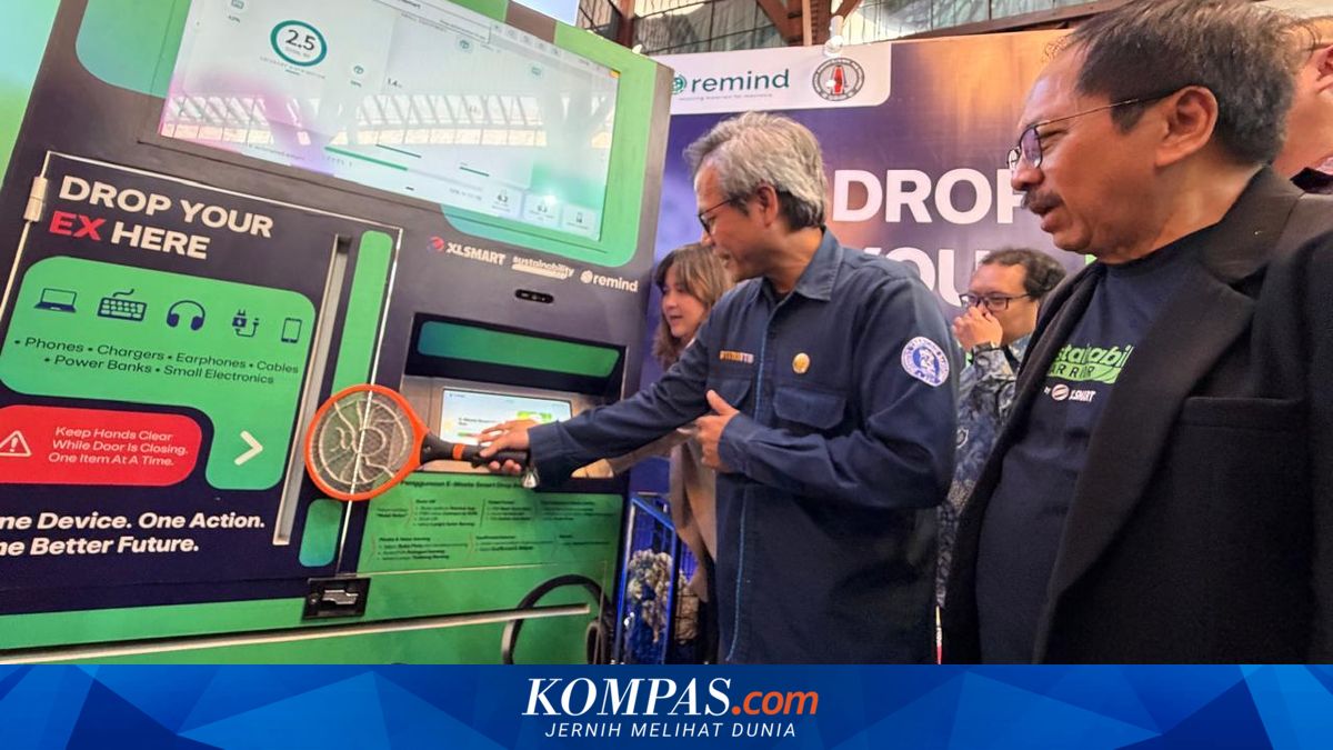 XLSmart Hadirkan Mesin Bye Bye Box, Ubah Sampah Elektronik Jadi Kuota Internet