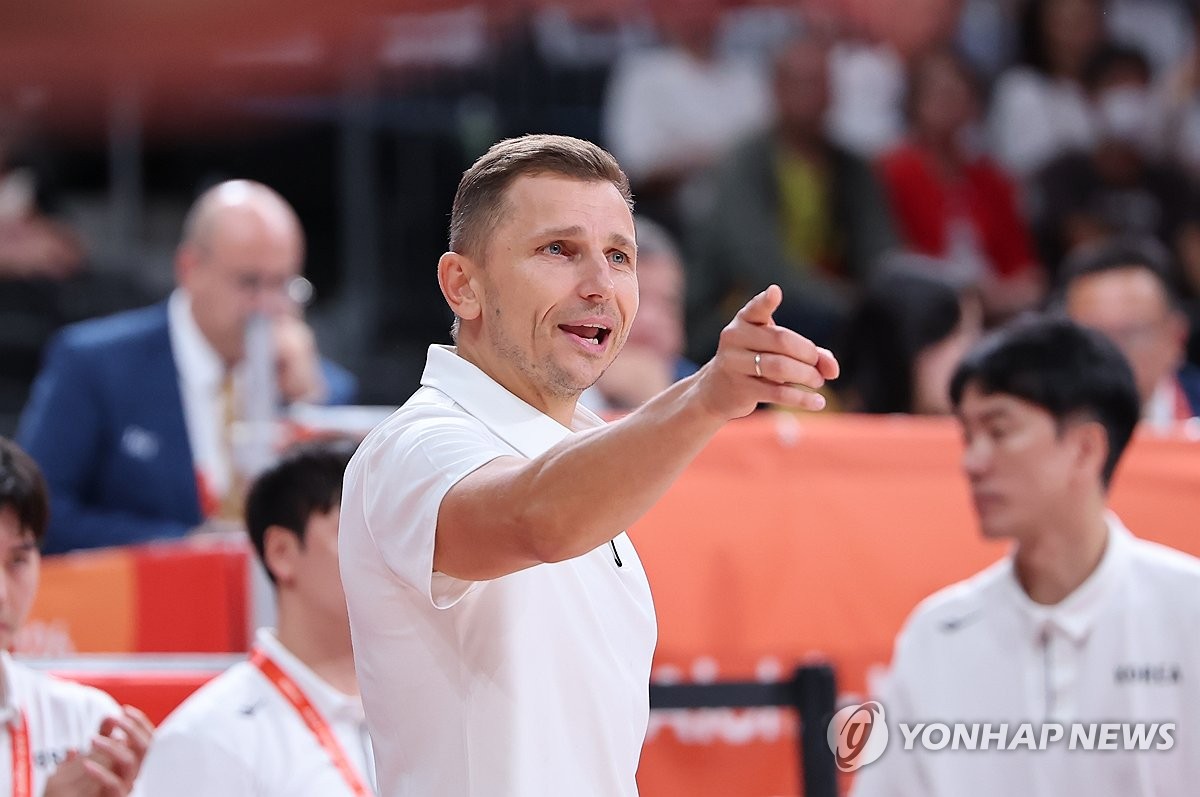 [아시안게임] 의구심 딛고 아시아 제패…빛 발한 마줄스의 '시스템 농구' | 연합뉴스