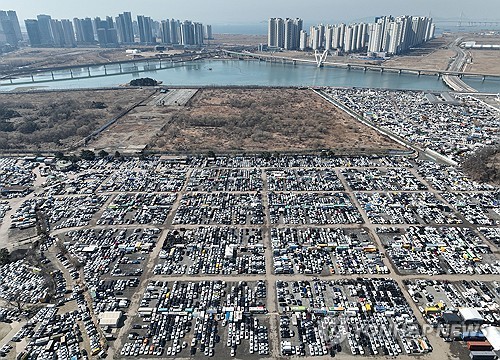 전쟁·규제로 인천항 車수출 변화…중고차 줄고 신차 늘고 | 연합뉴스