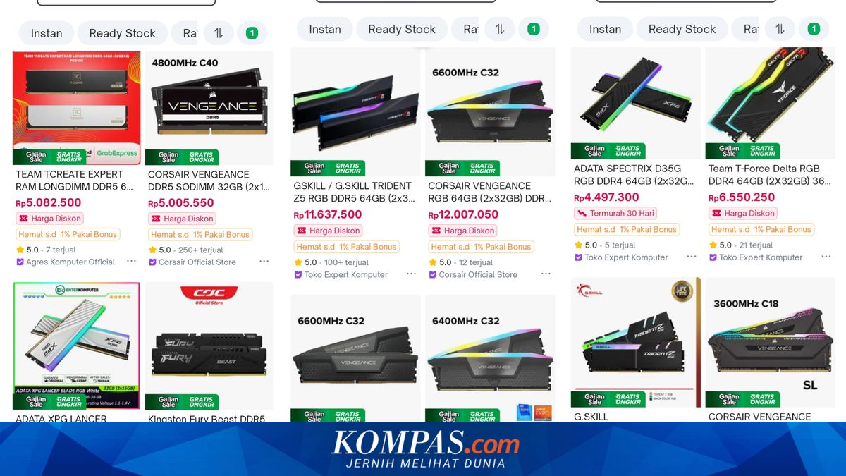 CEO Acer Prediksi Kapan Harga RAM Turun, Bilang 2030 Itu Cuma "Karangan"