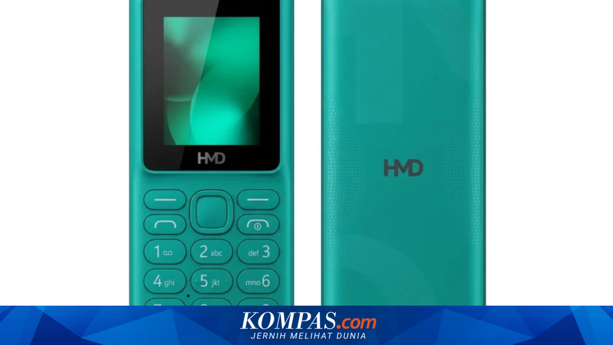HMD 106 Pure Resmi, Feature Phone Rp 200.000-an Baterainya Bisa Dilepas