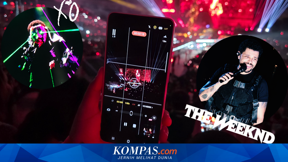 Konser The Weeknd Dipenuhi Cahaya Laser dan Api, Begini Trik Rekam Video Pakai HP agar Tak "Banjir Cahaya"