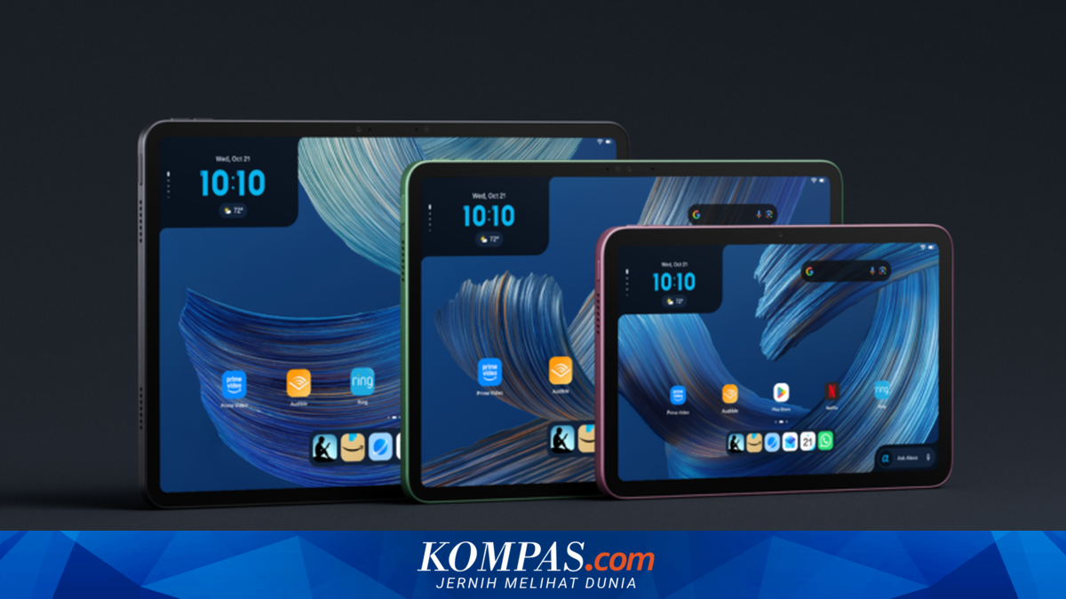 Amazon Rilis 3 Tablet Alexa, Pengganti Lini Fire dan Pakai OS Android 