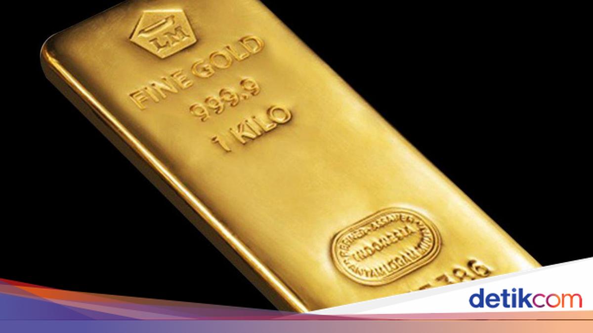 Harga Emas Antam Hari Ini Makin Jatuh