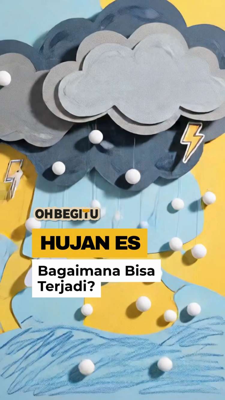 Rahasia di Balik Hujan Es! Kenapa Bisa Terjadi?