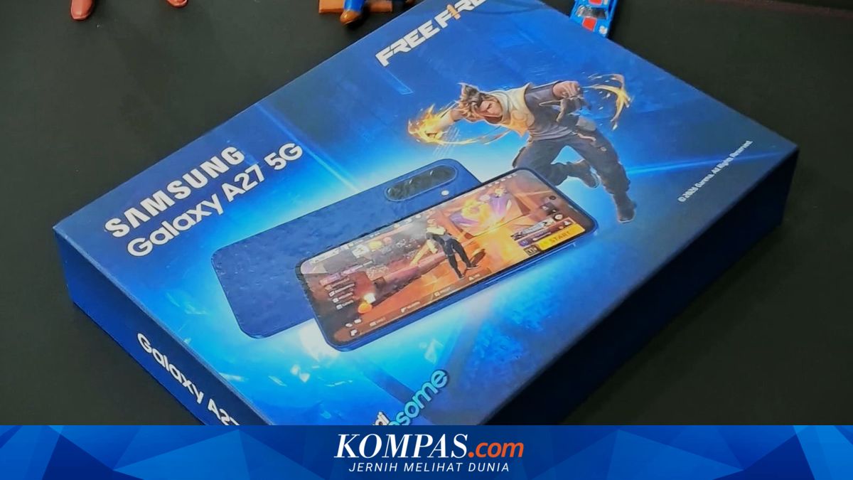 Video Unboxing Samsung Galaxy A27 5G Edisi Free Fire, Dapat Jersey dan 720 Diamond