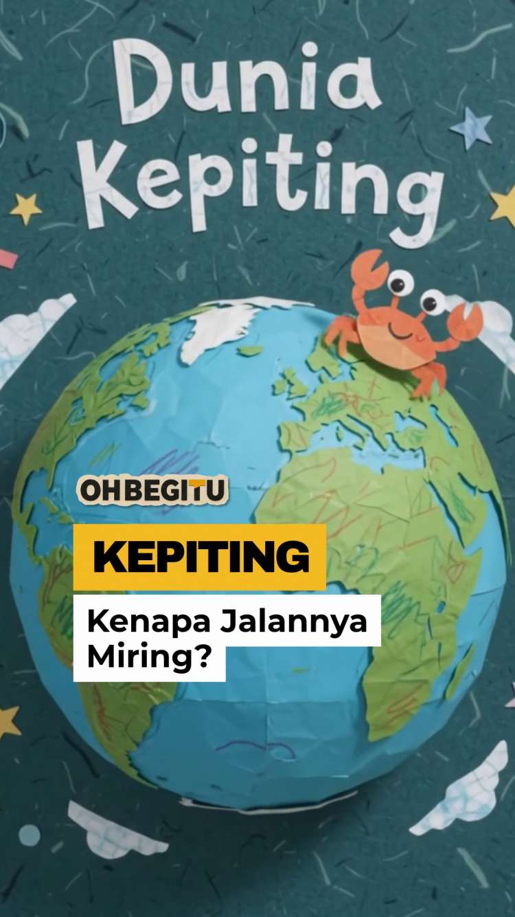 Kenapa Kepiting Jalan Miring?