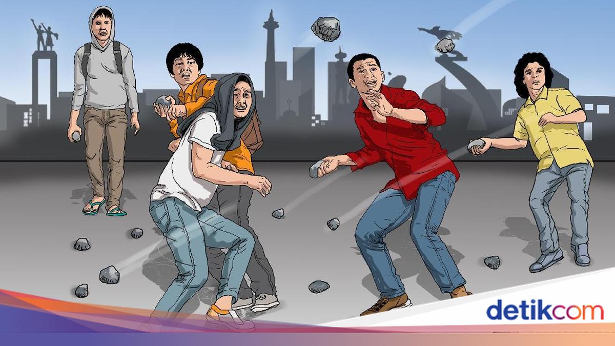 Tawuran Gangster di Jakbar Disiarkan Live, Pengeroyokan Diunggah di Medsos