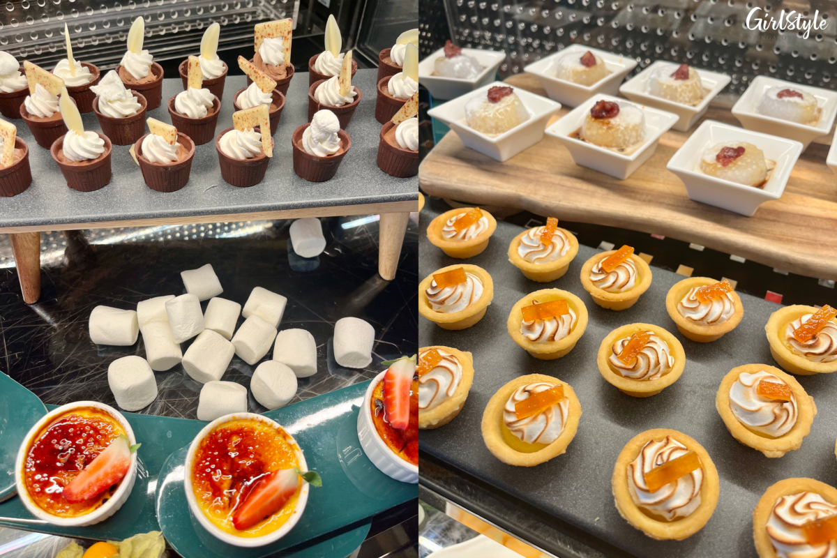 Assorted desserts