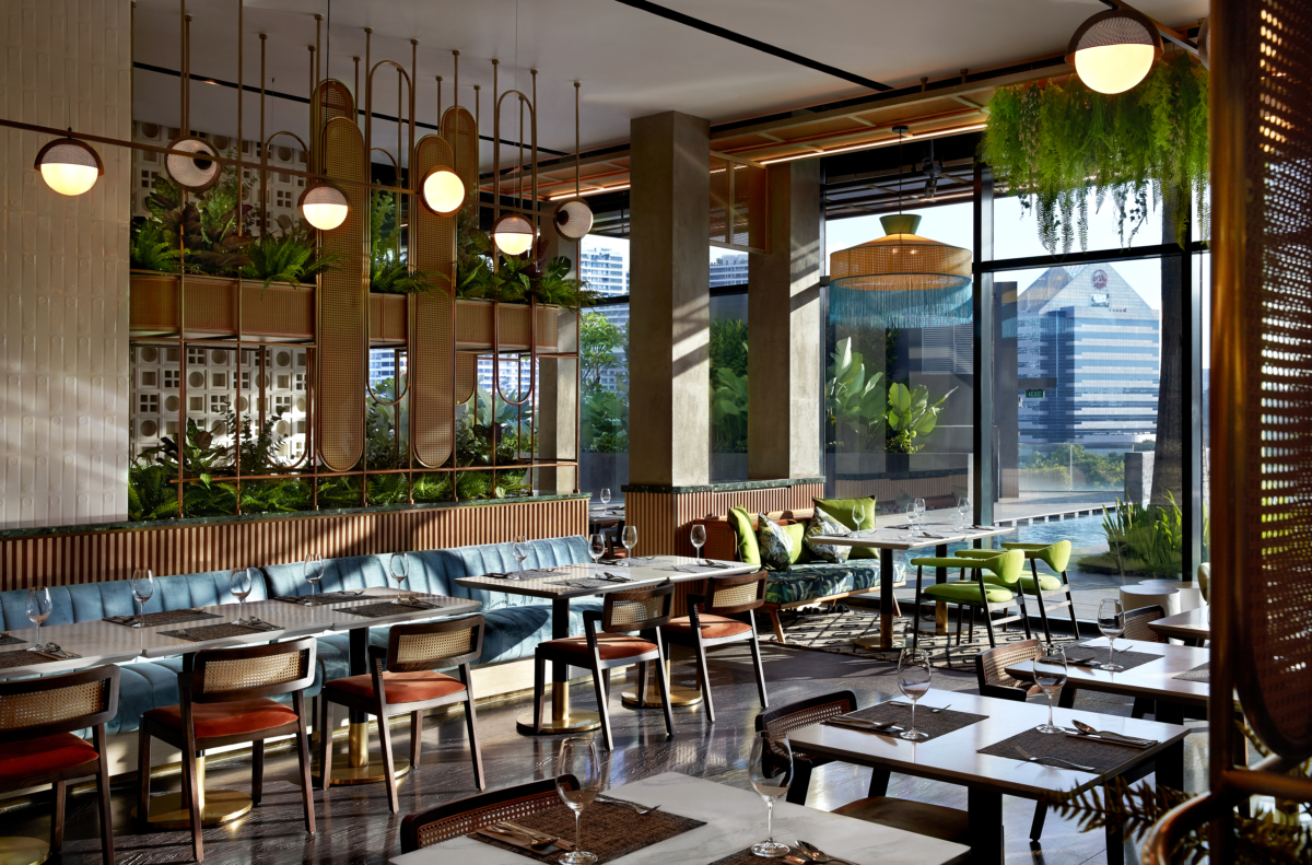 Verandah Rooftop Rotisserie interior