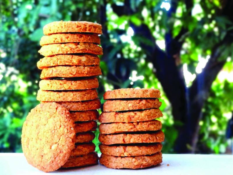 Wheat and jaggery animal cookies