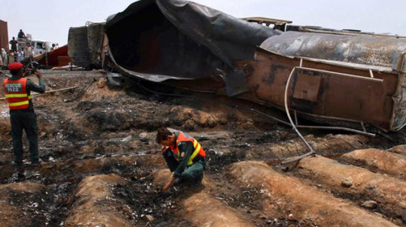 At least 153 men, women and children were killed, with dozens more in critical condition, hospital and rescue officials said. (Photo: AP)