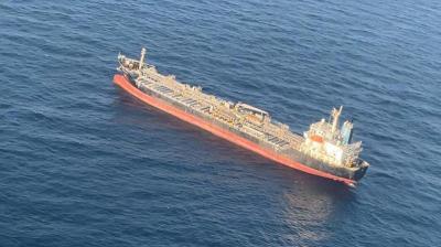 The Panamanian-flagged tanker, MT Pollux, reportedly sustained minor damage and its crew remains unharmed. (Representational Image: Twitter)