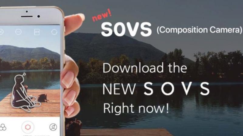 The app allows you to choose from a number of poses which are basically white outlines in which all that your stranger has to do is fit you while taking the picture.