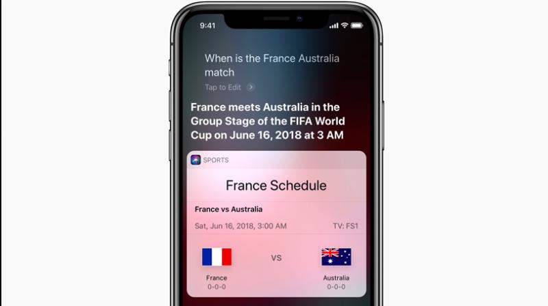 Siri can answer all your World Cup related questions.