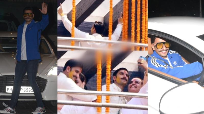 Groom-to-be Ranveer Singh celebrates haldi ceremony with Shanoo Groom-to-be Ranveer Singh celebrates haldi ceremony with Shanoo