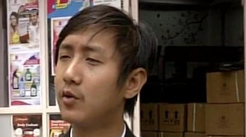 Higio Tama, who was allegedly forced to link his house owners shoes. (Photo: ANI Twitter)