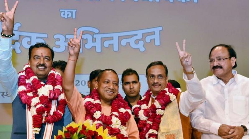 Yogi Adityanath is BJPs CM-designate for Uttar Pradesh. (Photo: PTI)