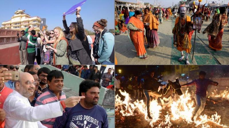 Indians celebrate Makarsankranti with kites and jubilation
