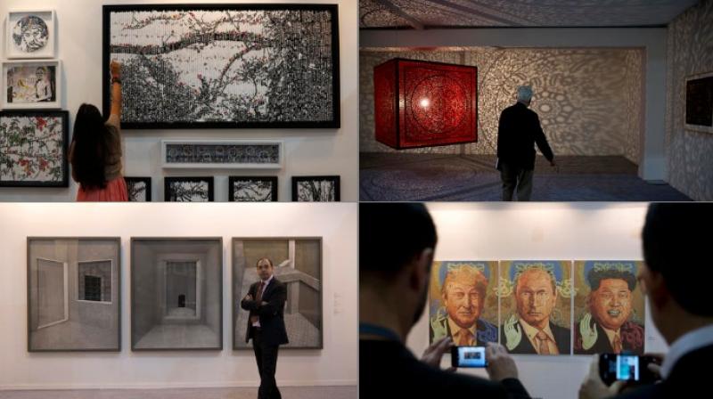 India art fair features spectacular works of contemporary art