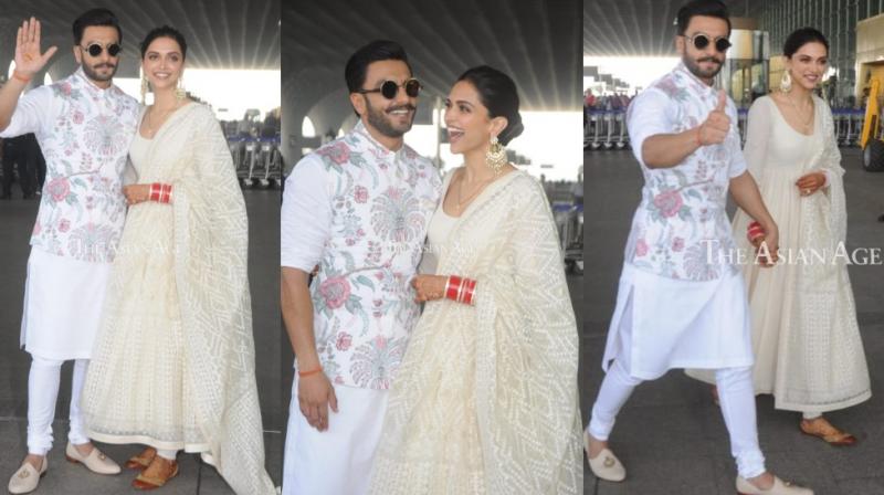 Much-in-love Ranveer, Deepika laugh out loud before Bengaluru reception Much-in-love Ranveer, Deepika laugh out loud before Bengaluru reception