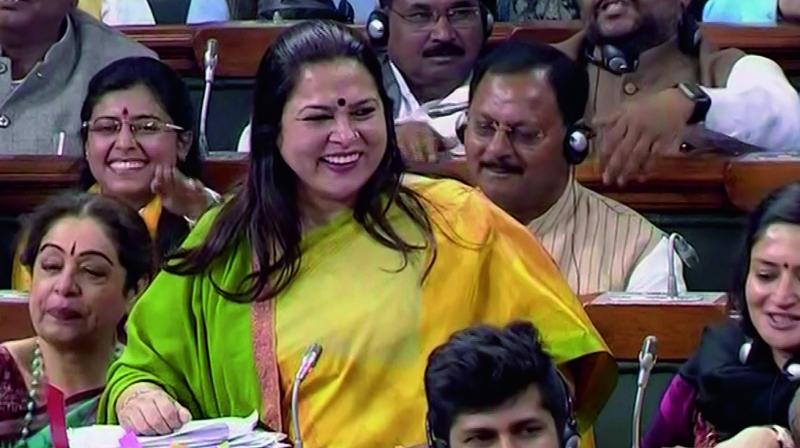 BJP MP Meenakshi Lekhi speaks in the Lok Sabha in New Delhi. (Photo: PTI) BJP MP Meenakshi Lekhi speaks in the Lok Sabha in New Delhi. (Photo: PTI)