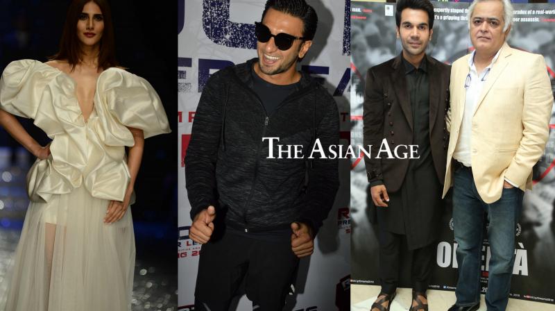 Snapped: Ranveer, Vaani at the event, Rajkummar-Hansal unveil Omerta trailer