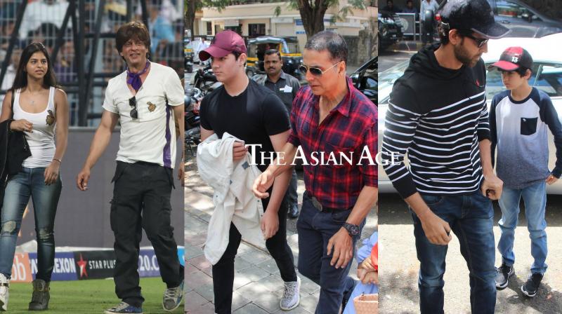 Shah Rukh Khan, Akshay Kumar, Hrithik Roshan spend a day with family