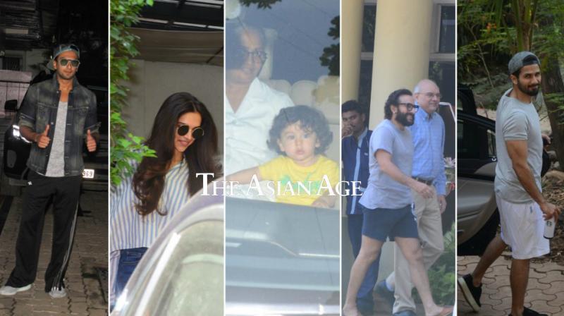 Taimur wins hearts again; Deepika, Saif, Ranveer, Shahid paint the town red