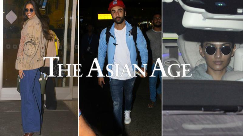 Shining in the dark: Ranbir Kapoor, Deepika Padukone, Sonam get going