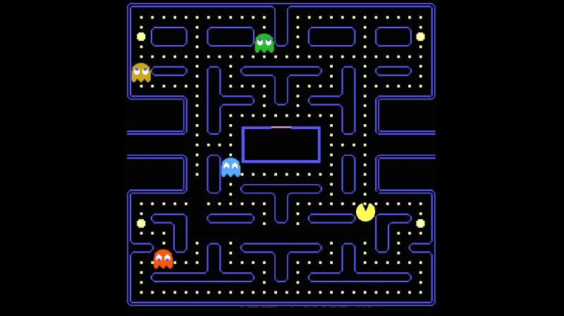 The idea for the game came from the image of a pizza with a slice carved out.