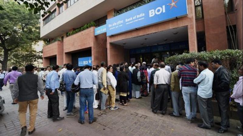 In another incident, Chandrasekharan, 68, collapsed and died while he was standing in a queue at a bank in Kollam district. (Photo: PTI)