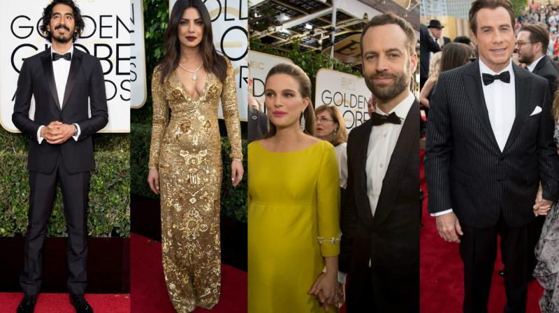 Celebs come out in their stylish best for Golden Globes