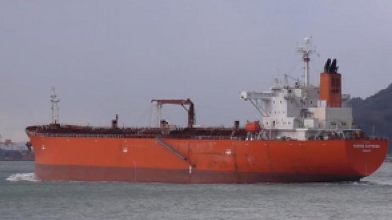 The Marine Express was at the anchorage Cotonou in the Gulf of Guinea in Benin when it was taken over by pirates on February 1. (Phot: Youtube/Representational)