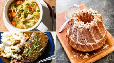 From Kugelhupf to the festve Monkey bread, pot roast and noodle soup, here are food shots to tantalise you. (Photos: AP)