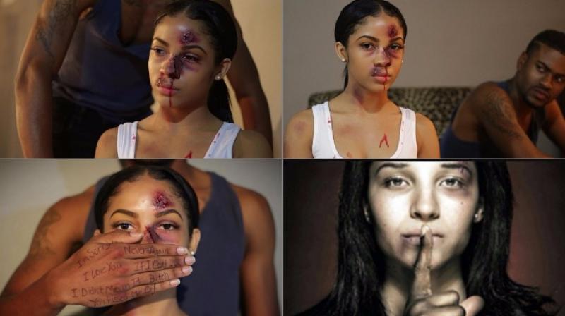 Grim pictures shed light on domestic violence Grim pictures shed light on domestic violence