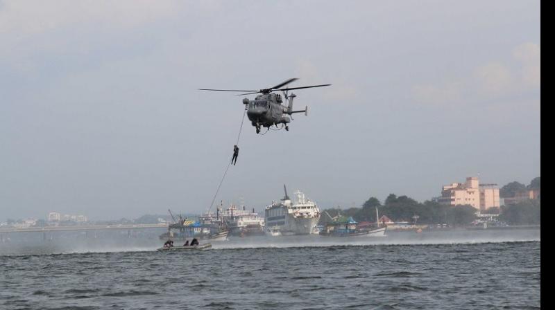 The conduct of Tropex is being overseen by Naval Headquarters with the participation of all three Indian Navy commands and the Tri-Services Command in Port Blair.  DC Image